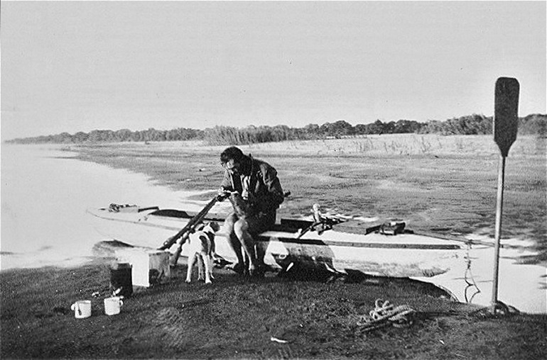 Brownie doing repairs at Pafuri